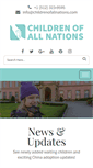 Mobile Screenshot of childrenofallnations.com